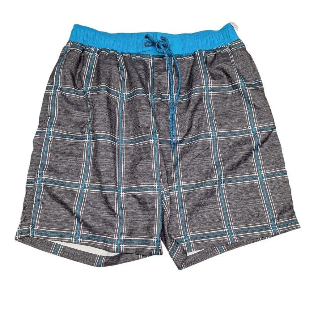 Cascade Sport Board Shorts Swim Trunks Mens Large Summer Beach Drawstring Pocket